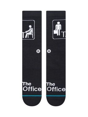 STANCE The Office Intro Black Socks Dunder Mifflin Adult Men’s Medium 6-8.5